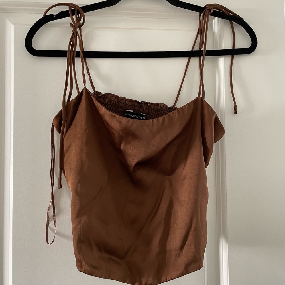 Chocolate brown urban tank